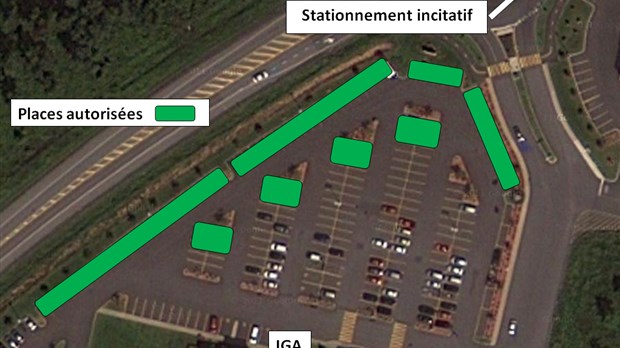 Stationnement incitatif : 85 nouvelles cases au